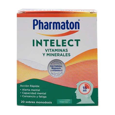Pharmaton Intelec 20 Sobres Vitaminas Y Minerales