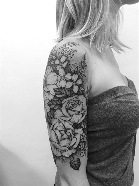 The Phenomenon Of Flower Tattoos In Blackwork And Fineline Tattoos