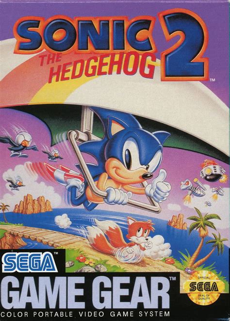 Sonic The Hedgehog 2 1992 Game Gear Box Cover Art Mobygames