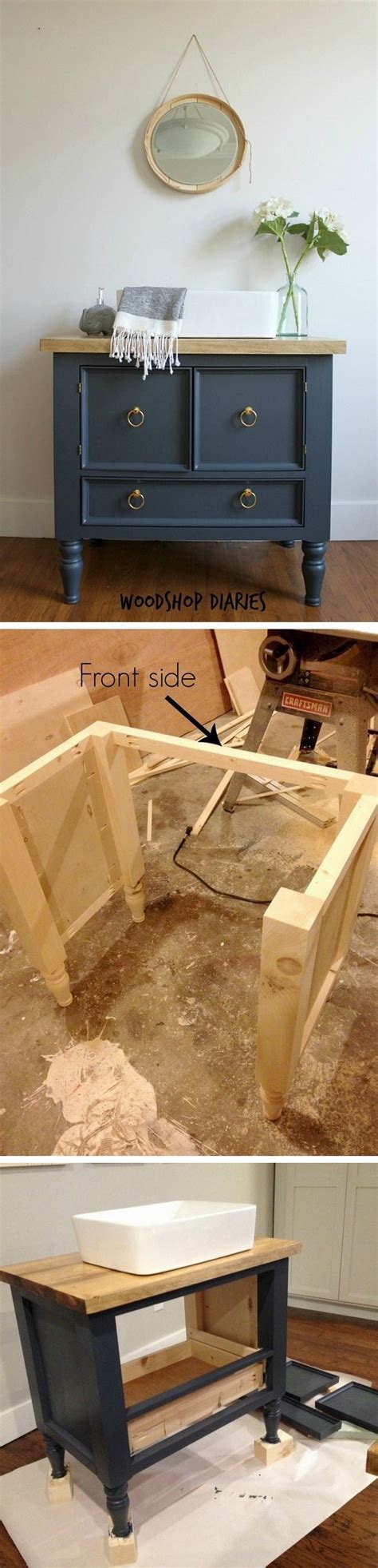 We've had so many people lately ask where's your bathroom vanity from?! or do you have the plans on how to build it?. DIY Bathroom Vanity - 24 Easy Ideas for a Quick Remodel