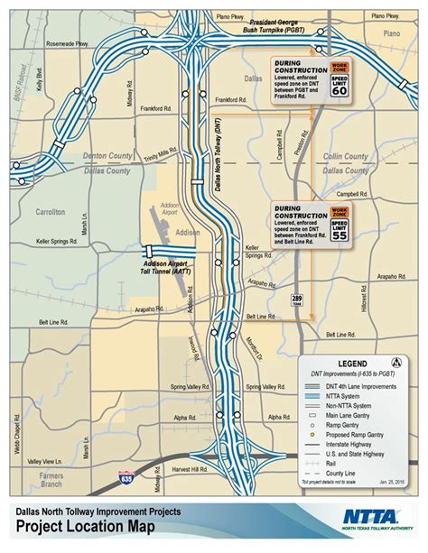Additional Construction On Dallas North Tollway