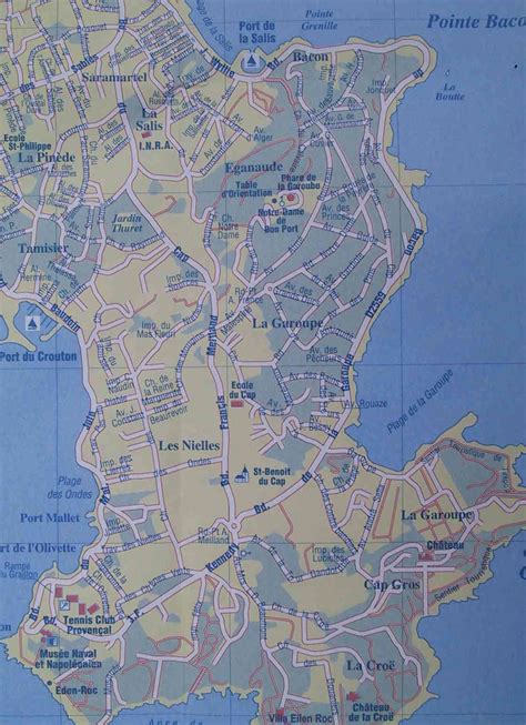 Maps Of Antibes Cap Dantibes And Juan Les Pins