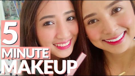 quick and easy 5 minute makeup tutorial philippines youtube