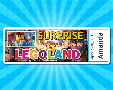 Free Printable Legoland Ticket Template Printable Templates 2023