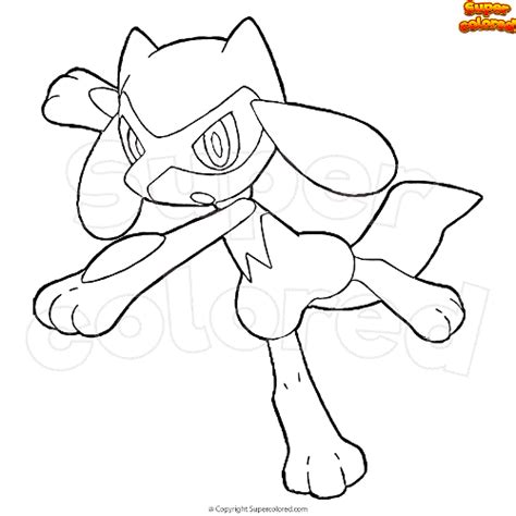 Pokemon Riolu Coloring Pages