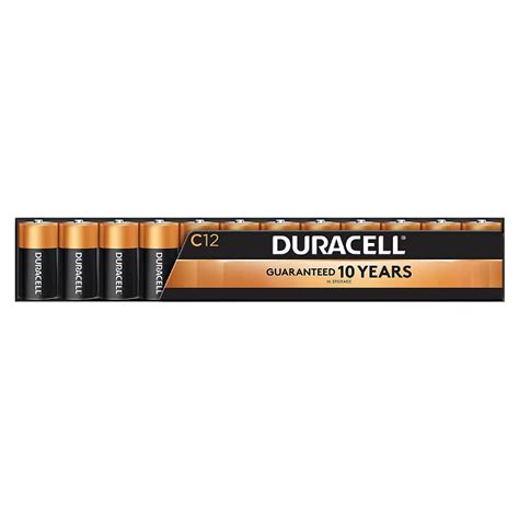 Duracell Mn1300 D Cell Coppertop Battery 12 Pieces