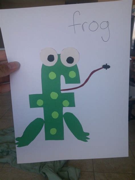 Craft For The Letter F Then After We Watched Leap Frog Lets Go To