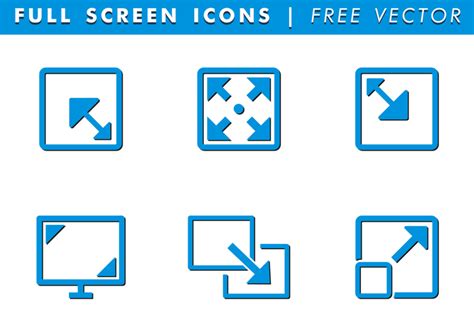 Fullscreen Icon 32993 Free Icons Library