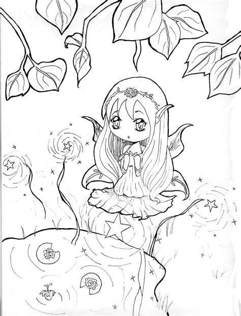 Anime chibi characters by gabriela gogonea. Free Printable Chibi Coloring Pages For Kids