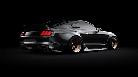 Widebody Mustang Side Rear 1 Clinched Flares And Widebody Kits