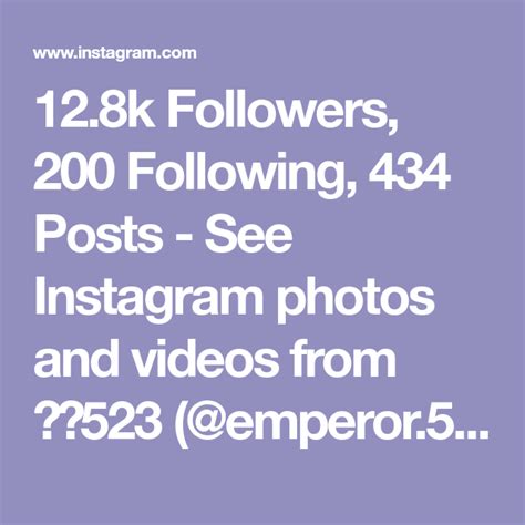 128k Followers 200 Following 434 Posts See Instagram Photos And
