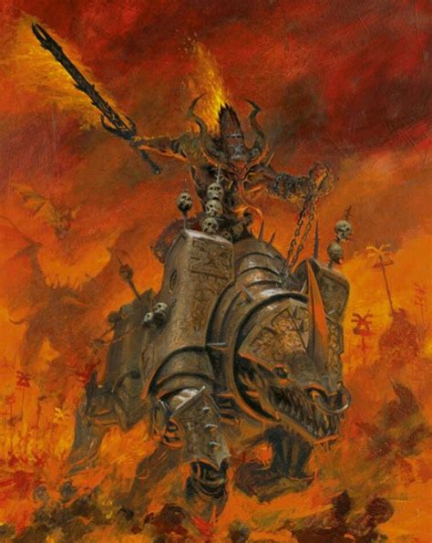 Warhammer 40k Hot Mess Daemons Of Khorne Bloodcrushers Bell Of Lost
