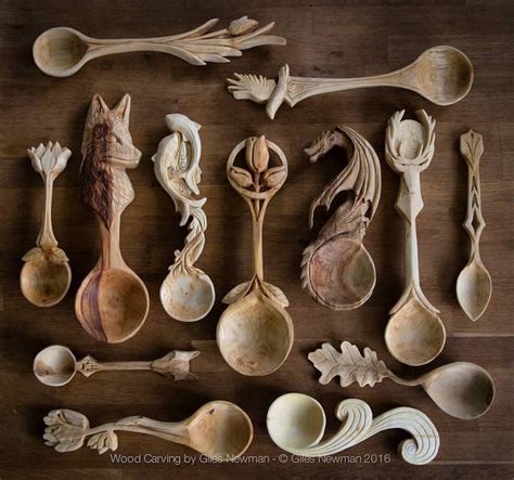 Intricately Hard Carved Wooden Spoons Pay Homage To Nature With