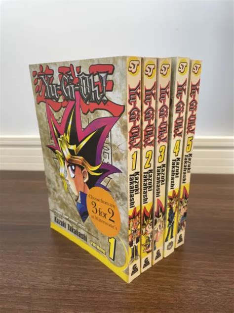 Yu Gi Oh Shonen Jump Graphic Novel Volumes 1 To 5 By Kazuki Takahashi Eur 4519 Picclick It