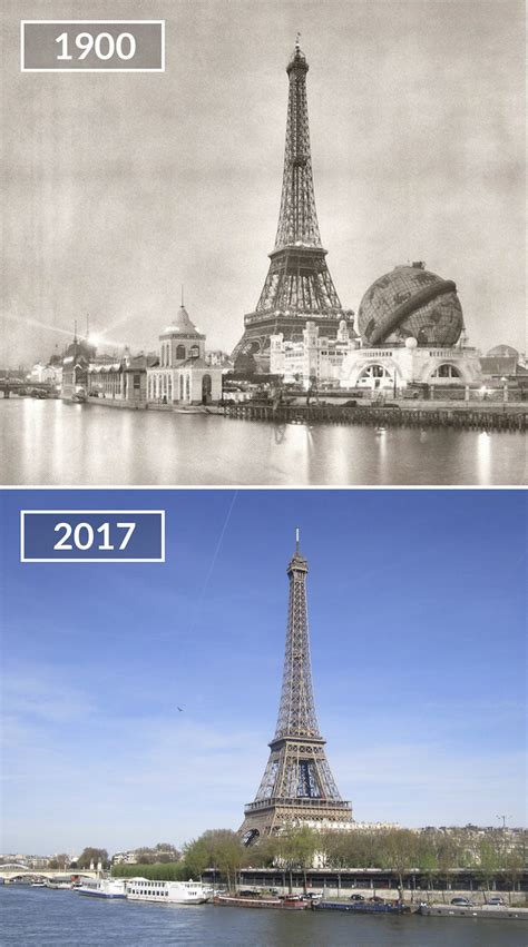 The Eiffel Tower And 6 More Photos Showing How Paris Has Changed Over
