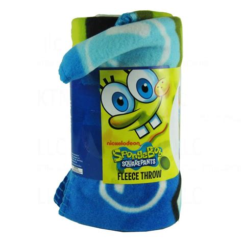 Officially Licensed Nickelodeon Fleece Throw Blanket Spongebob