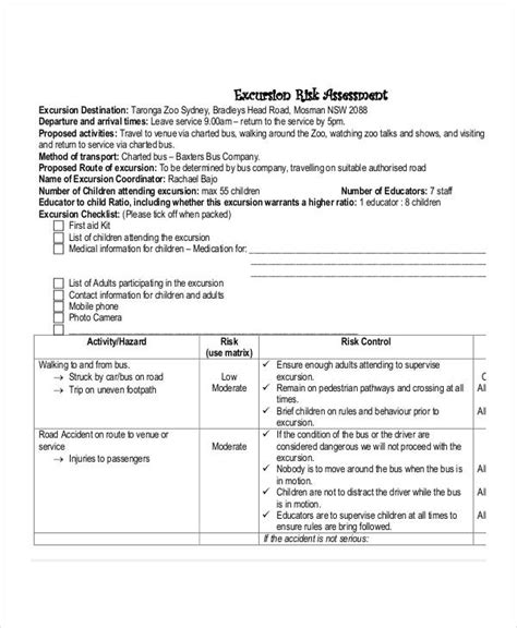 Project Risk Assessment Template Example Classles Democracy