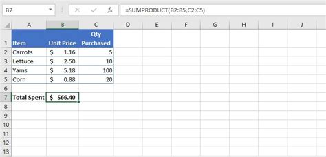 How To Use The Excel Sumproduct Function Goskills