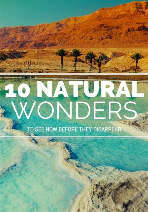 10 Natural Wonders To See Before They Disappear Jetsetter South
