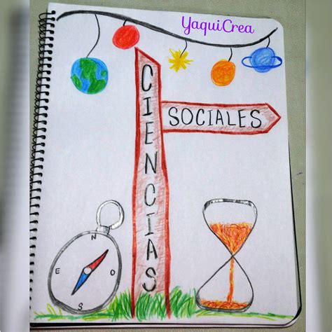Portada Caratula De Ciencias Sociales In 2021 Notebook