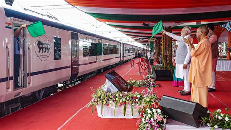 pm modi flags off two vande bharat trains mint