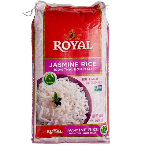 Royal Jasmine White Rice 50 Lb