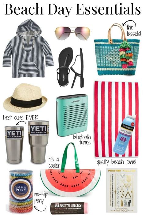 pin by ava clark on summer beach bag essentials beach day beach vacation packing