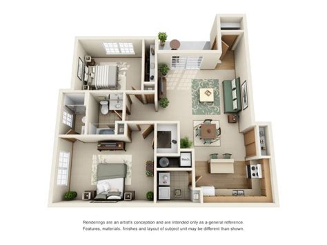 All rooms are good size with nice size closets. 2 & 3 Bedroom Apartment Homes for Rent | Hilliard Park # ...