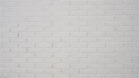 White Brick Wall As Background Stock Footage Video 100 Royalty Free