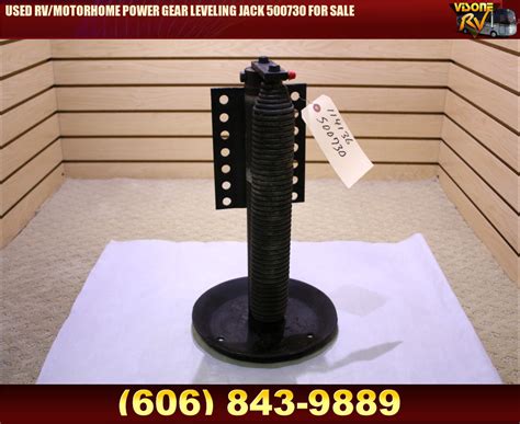 It is just like you need rv deep cycle if your destination is a sloped campsite, you can use the hydraulic jacks to level your motorhome. RV Components USED RV/MOTORHOME POWER GEAR LEVELING JACK ...