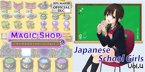 New Releases Magic Shop Animated Interior Pack Japanese School