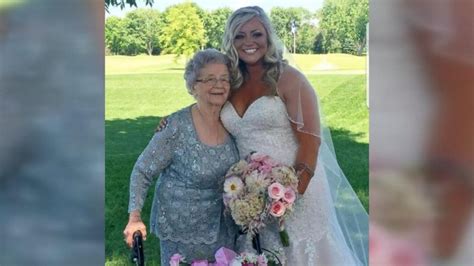 92 year old grandma shines as the flower girl in her granddaughter s wedding video abc news