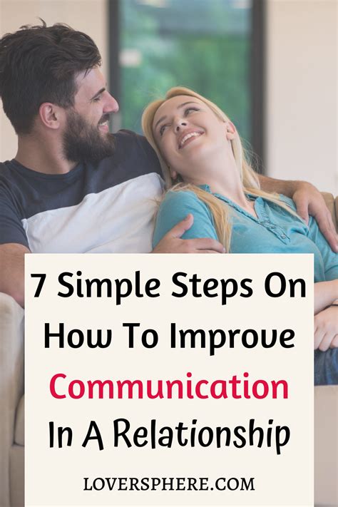 How To Improve Communication In A Relationship 7 Simple Steps Lover Sphere