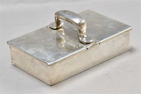 Lot 97 An Edward Vii Silver Double Cigarette Case