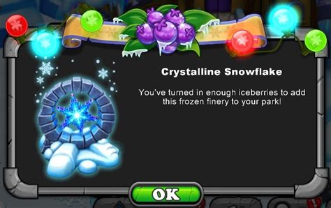 Crystalline Snowflake Dragonvale Wiki Fandom Powered By Wikia