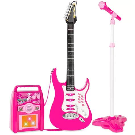Best Choice Products Kids Electric Musical Guitar Toy Play Set W 6