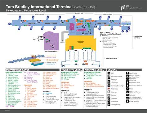 Lax Terminal B Map Verjaardag Vrouw 2020