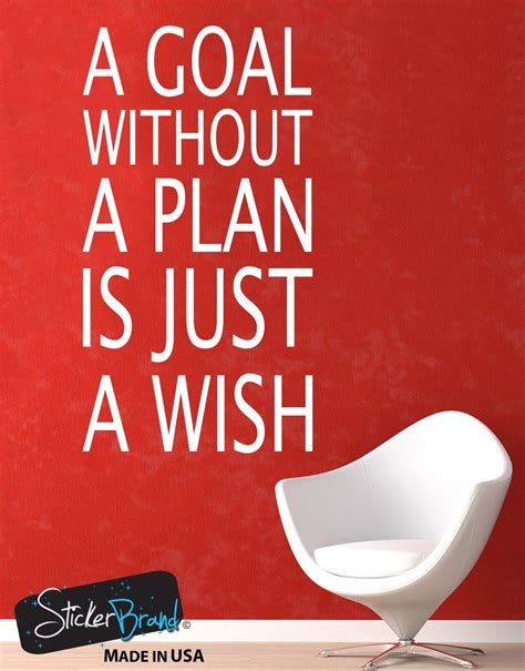 A Goal Without A Plan Is Just A Wish Quote 6039 Wish Quotes How To