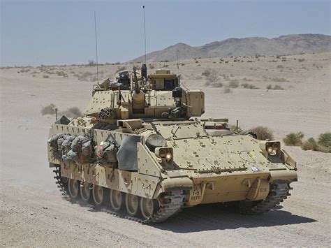 Afv Bradley Fighting Vehicle During Decisive Action