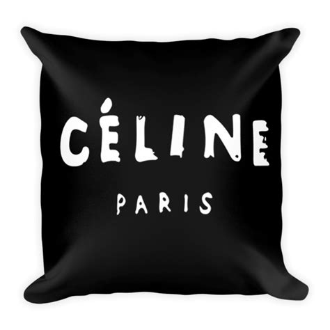 Celine Paris Black Cushion | Black cushions, Cushions, Celine