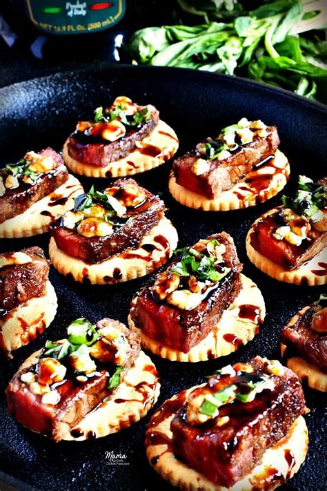 Sirloin steak served with classic garnishment & our own seasonings. Blue Cheese Steak Bites. Tender and juicy steak covered in ...