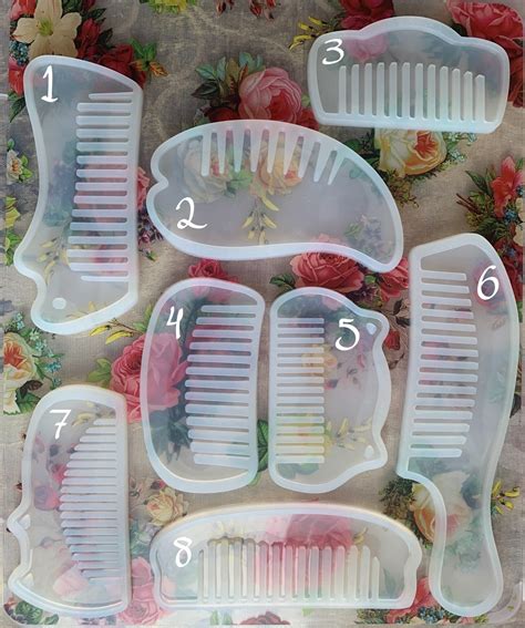 Customizable Resin Comb With Foil Etsy