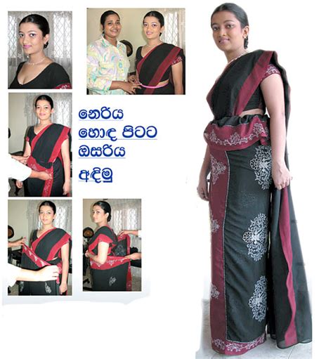 Sri Lankan Traditional Kandyan Saree Designs How To Wear Osariya