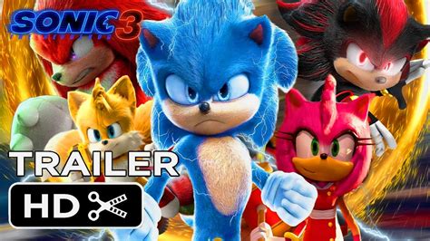 Sonic The Hedgehog 3 2024 Teaser Trailer Concept Paramount