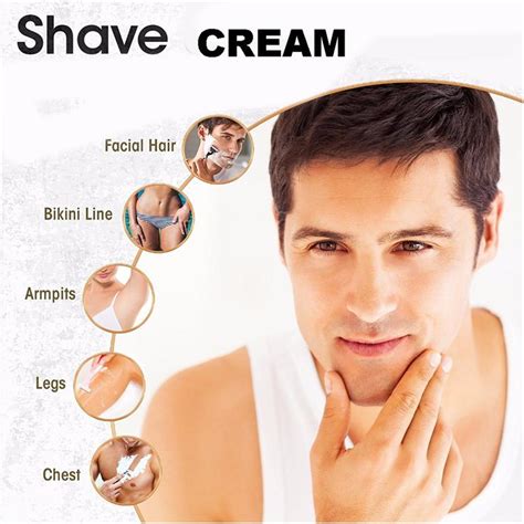 Oem Odm Natural Men Use Shaving Cream For Soften And Smoothing Buy