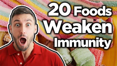 It's about choosing foods that help support immune function, while sidestepping behaviors that can weaken. 20 Foods & Drinks that Weaken Immune System - YouTube