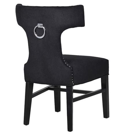 This Sleek And Bold Torero T Back Black Dining Chair Makes A Unique And