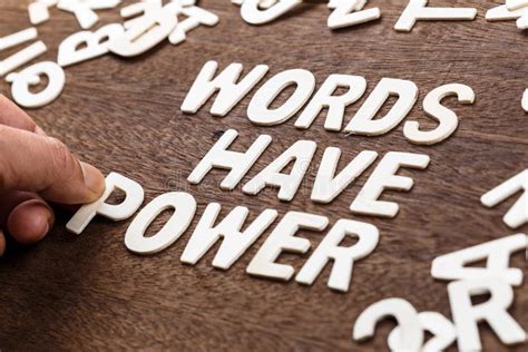 Words Have Power Letters Stock Photo Image Of Alphabet 106992416