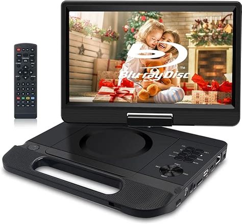 Fangor 101 Inch Portable Blu Ray Dvd Player With 270° Rotating Screen