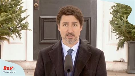 Justin Trudeau Canada COVID Briefing Transcript March Rev